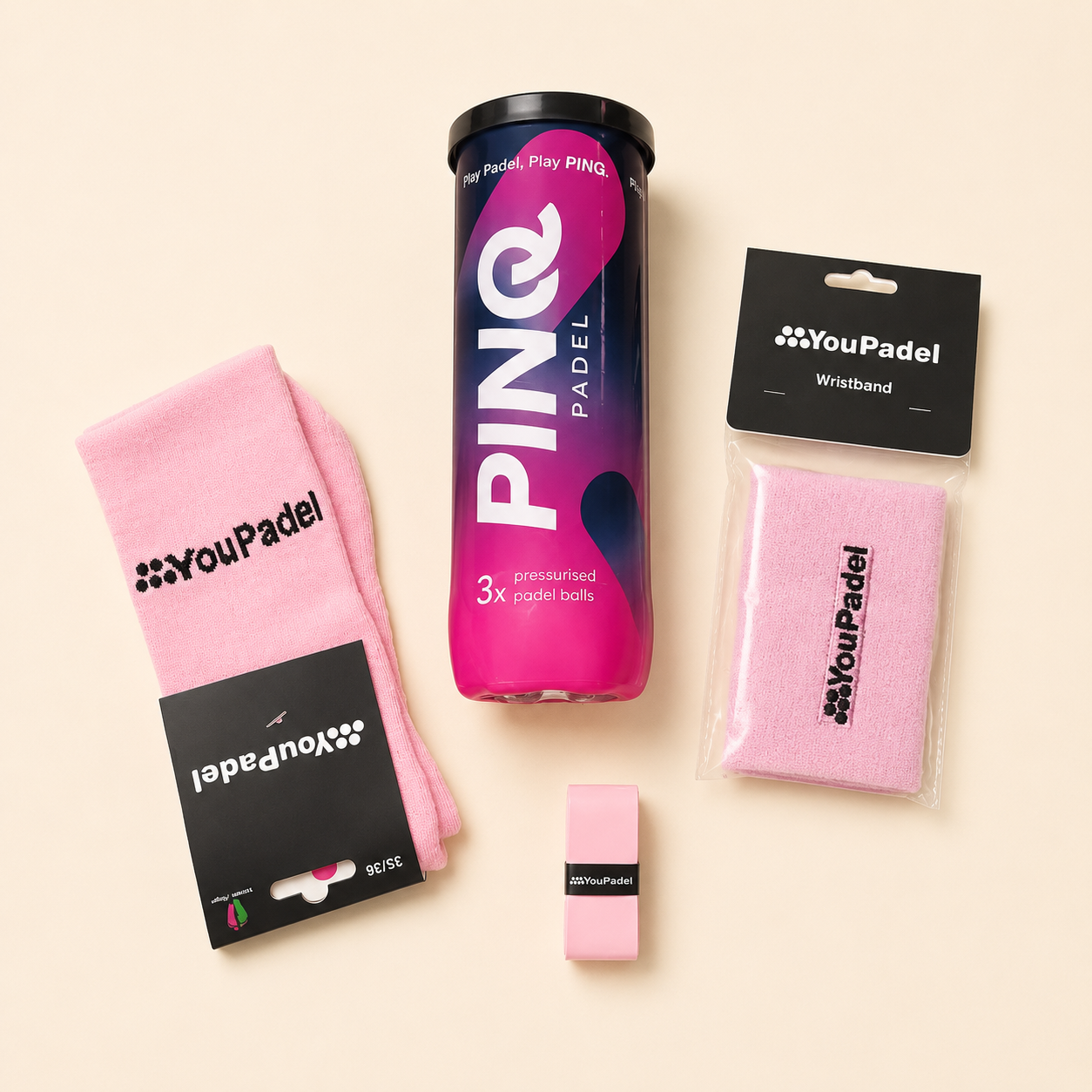 YouPadel - Pink Pack