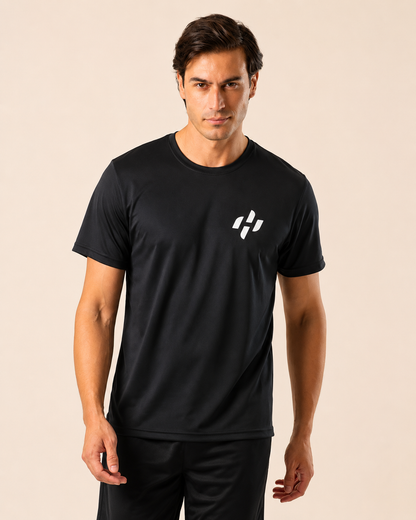 Hirostar Street Padel T-shirt - Black
