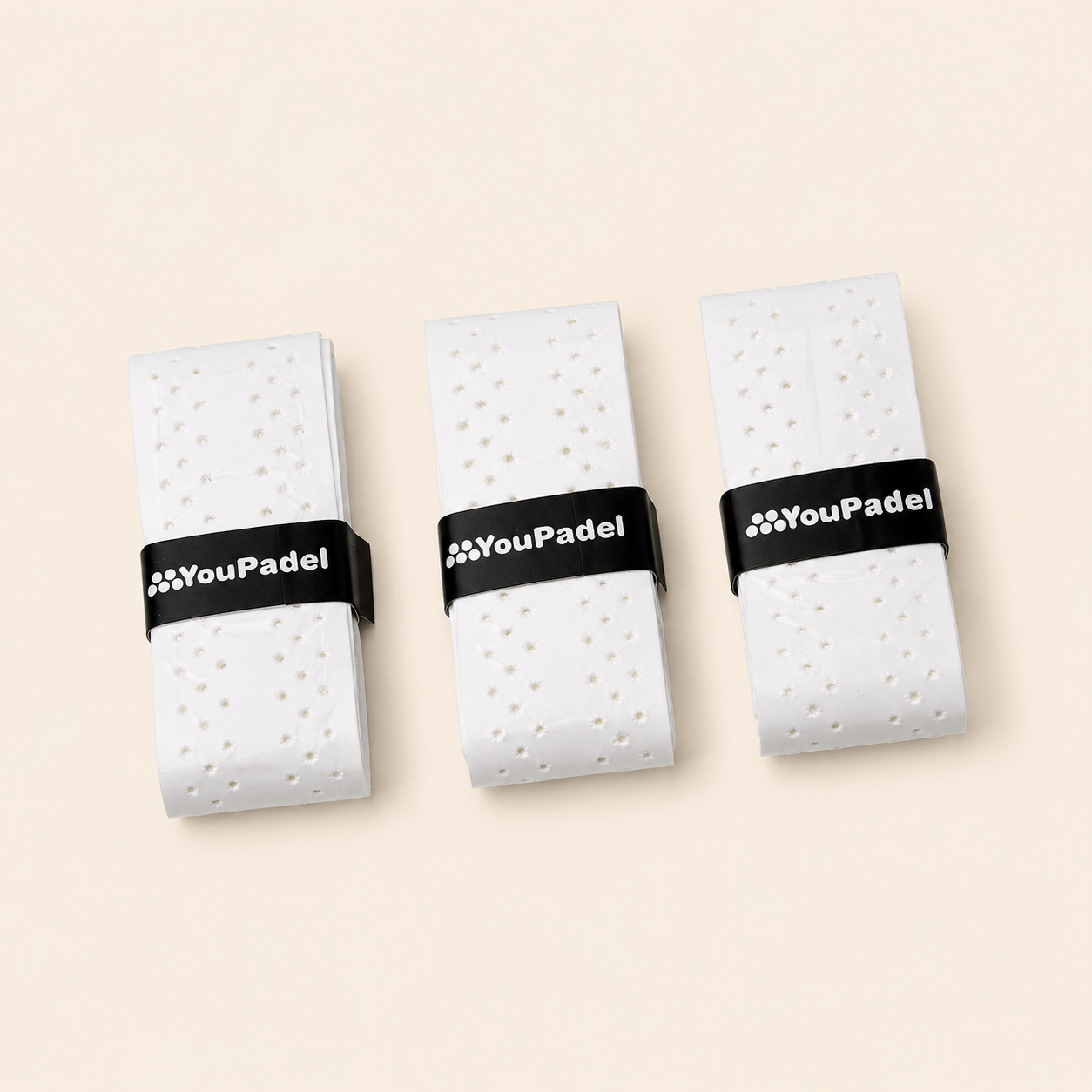 YouPadel AIR Grepplinda 3-pack - White