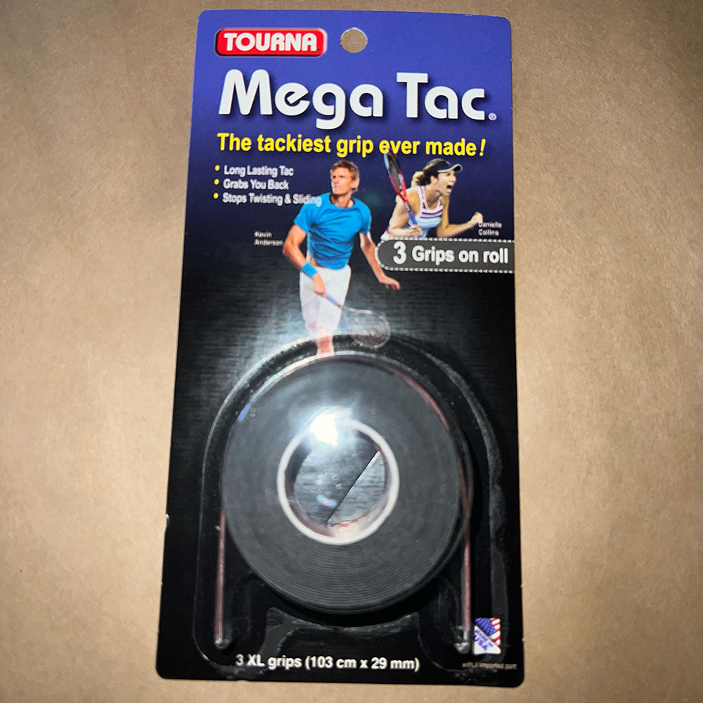 Tourna Mega Tac - 3pack (svart)