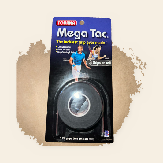 Tourna Mega Tac - 3pack (svart)