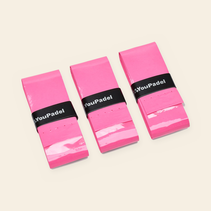 YouPadel Grepplinda 3-Pack - Chock Pink