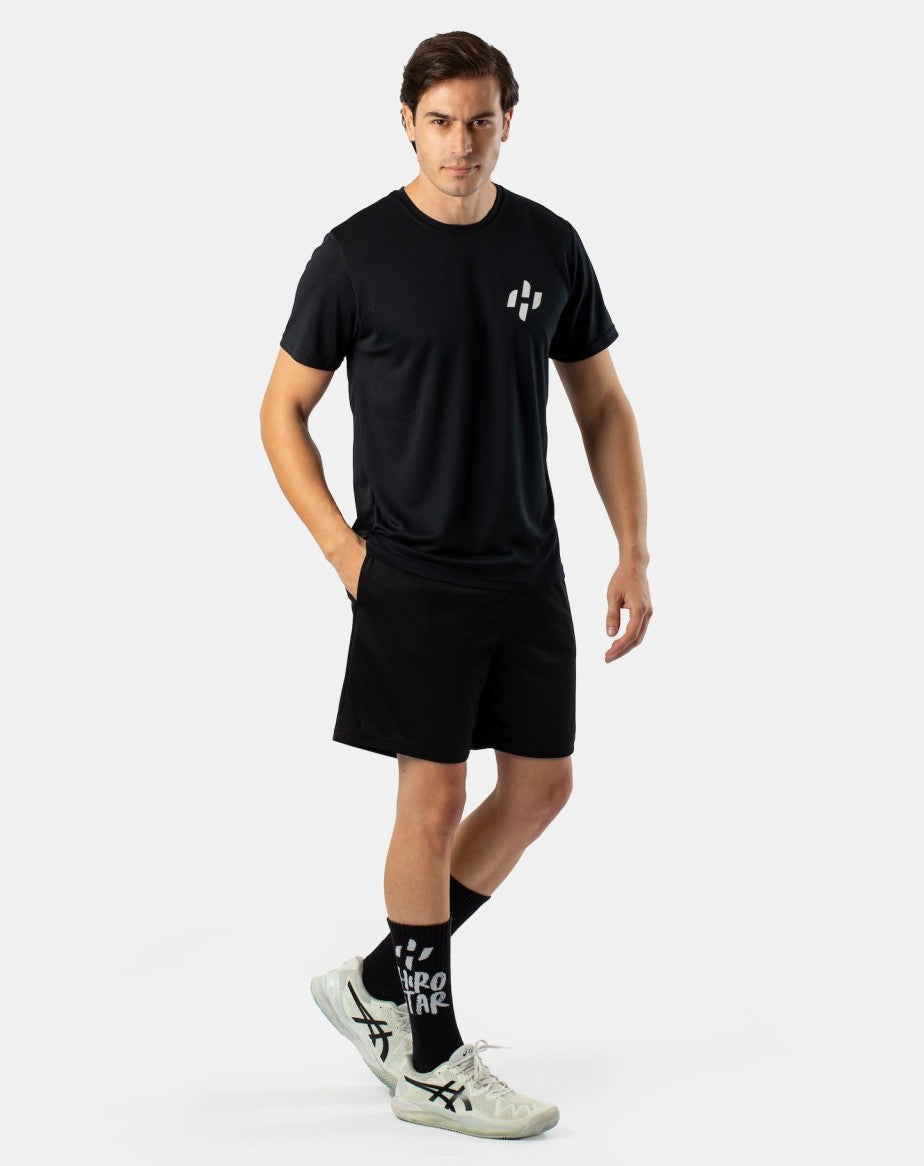 Hirostar Street Padel T-shirt - Black