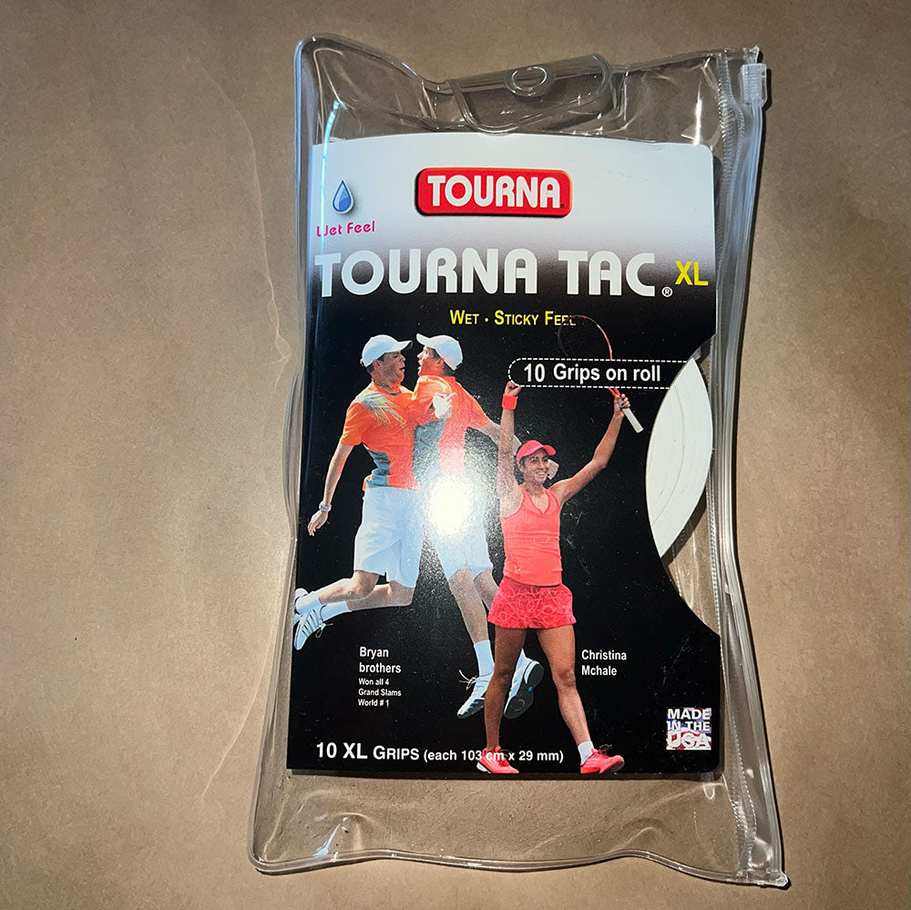 Tourna grip XL - 10pack (Sticky-white)