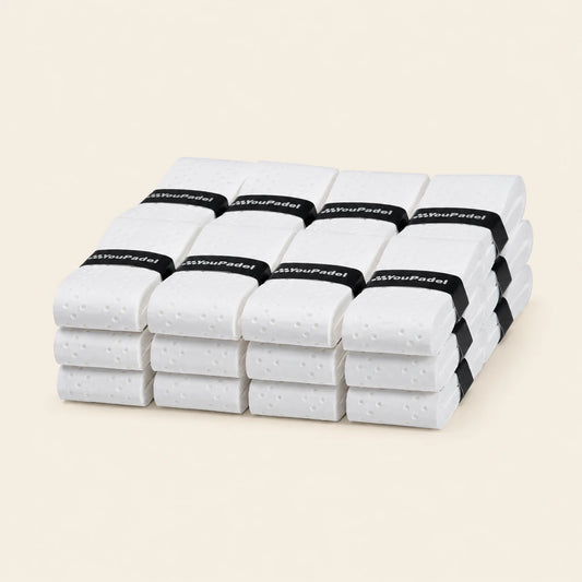 YouPadel AIR Grepplinda 24-Pack — vita grepplindor med ventilationshål